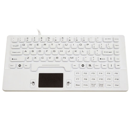Tastiera medicale con touchpad - JH-IKB89 - Jinghong Industrial - in silicone / lavabile / disinfettabile