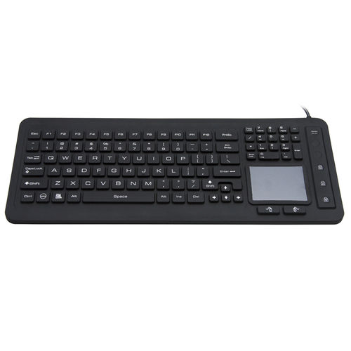 Tastiera con touchpad - JH-IKB98 - Jinghong Industrial - in silicone / impermeabile / igienica