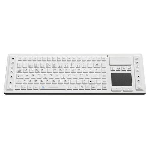 Tastiera con touchpad - JH-IBT500 - Jinghong Industrial - in silicone / disinfettabile / senza fili