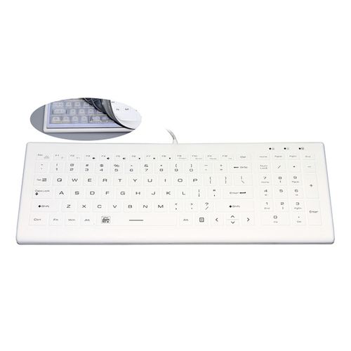 Tastiera con tastierino numerico - JH-IKB660 - Jinghong Industrial - in silicone / lavabile / USB