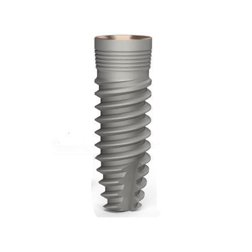 Impianto dentale conico - Spirit HI - Kinetical SRL - in titanio / ad esagono interno / dritto