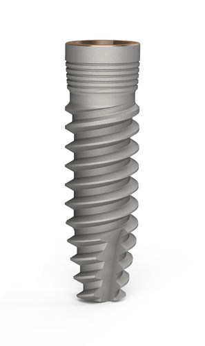 Impianto dentale conico - Spirit XS - Kinetical SRL - in titanio / conico / dritto