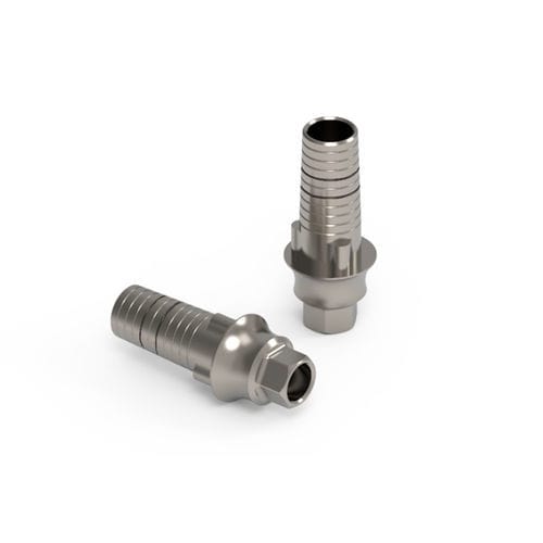 Pilastro dentale per impianto in titanio - 001275 - Kinetical SRL - interno / dritto / Ti-base