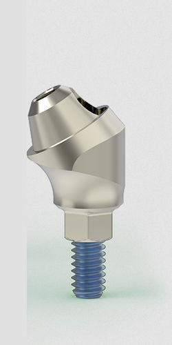 Pilastro dentale per impianto in titanio - 0012 series - Kinetical SRL - interno / a vite / multi-unit angolare