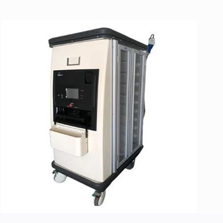 Carrello medico - Slim - MEDITEQ COMERCIAL LTDA - per movimentazione / con piano di appoggio / a motore