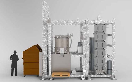 Sistema di trattamento rifiuti per materiali pericolosi - Converter® H1000 - OMPECO SRL - per l'industria farmaceutica / medicali / automatico