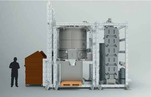 Sistema di trattamento rifiuti per materiale infetto - Converter® H5000 - OMPECO SRL - per l'industria farmaceutica / medicali / automatico