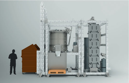 Sistema di trattamento rifiuti per materiali pericolosi - Converter® H2000 - OMPECO SRL - per l'industria farmaceutica / medicali / automatico