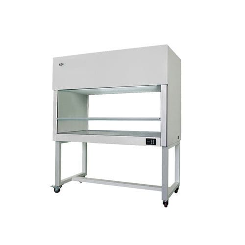 Banco pulito medico - SJ-CJ-2F - Sujie Medical Equipment (Suzhou) Co., Ltd. - con rotelle / a flusso laminare verticale / in acciaio inossidabile