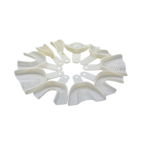 Cucchiaio d'impronta dentale per protesi parziale - Debo.Ltd - perforato