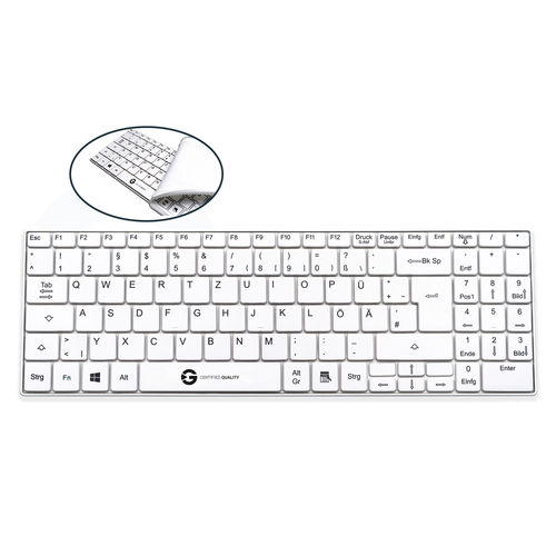 Tastiera medicale con tastierino numerico - CLASSIC KPL-U10080 - GETT Asia Ltd. - lavabile / USB