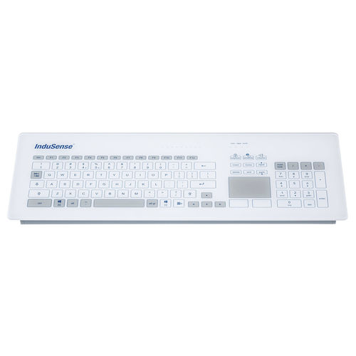 Tastiera igienica - GLASS SURFACE KR23221 - GETT Asia Ltd. - ermetica
