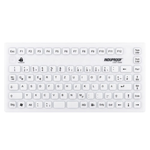 Tastiera medicale con tastierino numerico - COMPACT KG20231 - GETT Asia Ltd. - in silicone / USB / impermeabile