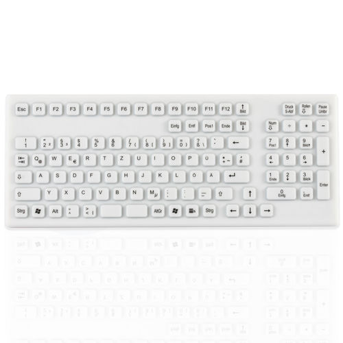 Tastiera medicale con touchpad - CLASSIC KG19269 - GETT Asia Ltd. - con tastierino numerico / in silicone