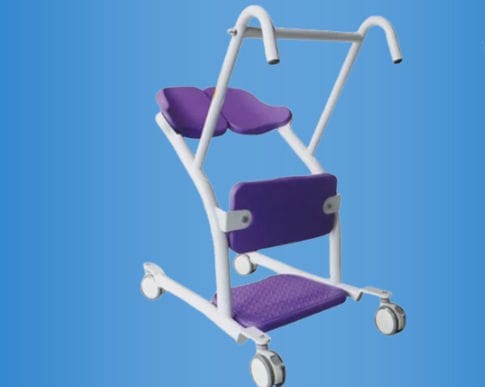 Verticalizzatore manuale - F31 - Sun Medical Products - con rotelle / per deambulazione