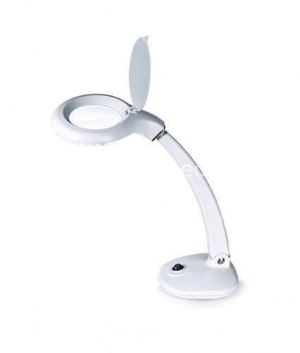 Lampada da visita a LED - LTM-30 - Promed - neon / da tavolo / con lente d'ingrandimento