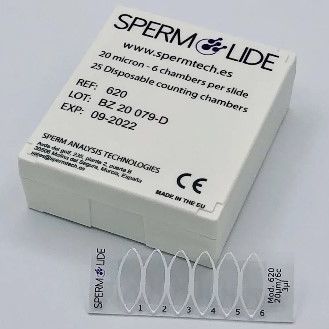 Vetrino per microscopio - spermlide series - SPERMTECH Sperm Analysis Technologies S.L.