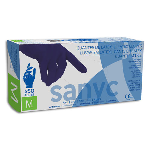 Guanto in lattice - 390 - Sanicen - medico / senza polvere / non sterile
