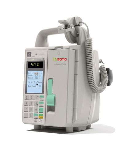 Pompa di perfusione a 1 via - 1600V - Somo International - di emergenza / per la gestione del dolore / per somministrazione di farmaci
