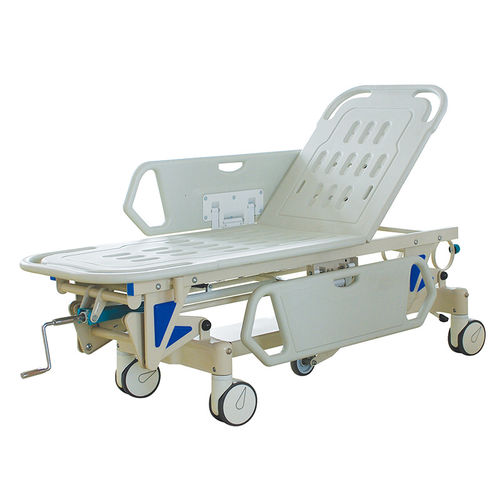Barella con carrello di trasferimento - FC  - Somo International - manuale / ad altezza regolabile / con schienale regolabile
