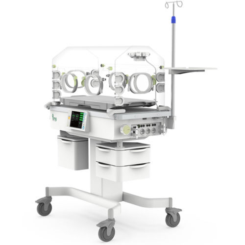 Incubatrice neonatale con rotelle - EcoLa3000 - CHANGSHA BAMC MEDICAL DEVICES CO., LTD - Trendelenburg / anti-Trendelenburg / con monitor