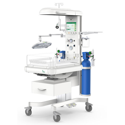 Tavolo di rianimazione neonatale con lampada per fototerapia - Ecosy 930 - CHANGSHA BAMC MEDICAL DEVICES CO., LTD - con respiratore / con monitor / con contenitore