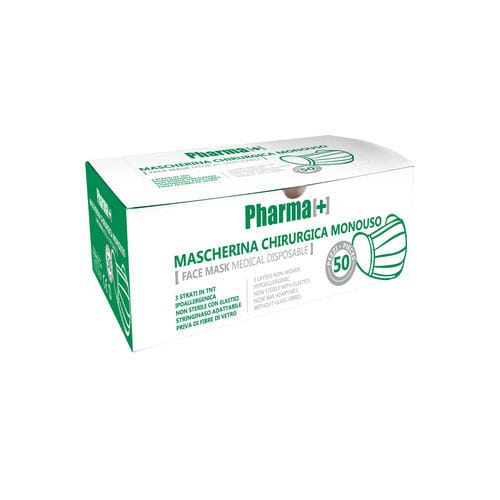 Mascherina di protezione EN 149 - 500125 - Pharmapiù srl - in polipropilene / scatola da 50 pezzi / blu