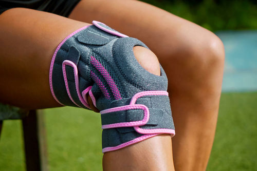 Fascia di sostegno per ginocchio - Horizonte Sport Products - ginocchio aperto