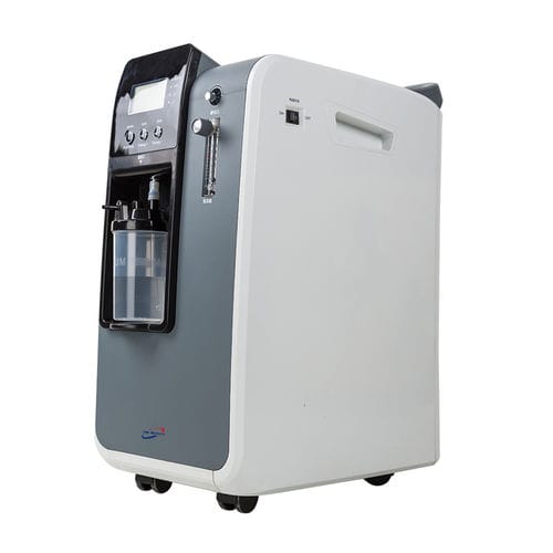 Concentratore di ossigeno medico - AM-020 - AM Medical Equipment - con rotelle / 1 serbatoio