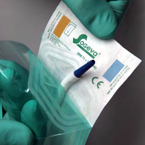 Cannula per aspirazione dentale - SOGEVA - curva / monouso