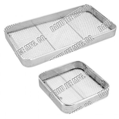 Cestello di sterilizzazione per strumenti - DJ-46 series - DAUD JEE MFG. CO - perforato / in acciaio inossidabile / con griglia