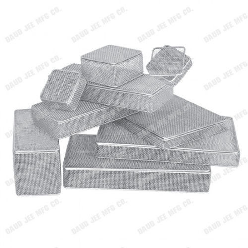 Cestello di sterilizzazione per strumenti - DJ-4344RL - DAUD JEE MFG. CO - perforato / in acciaio inossidabile / con griglia