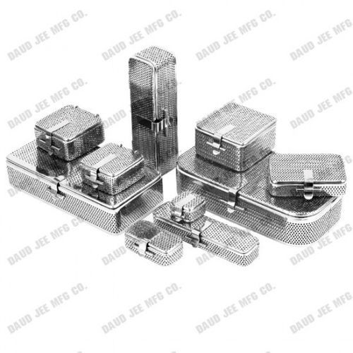 Vassoio di sterilizzazione per strumenti - DJ-23 series - DAUD JEE MFG. CO - perforato / in acciaio inossidabile