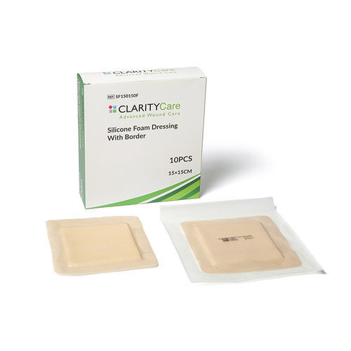 Cerotto in silicone - SF075075F - Clarity Pharma Ltd. - in tessuto non tessuto / impermeabile / assorbente