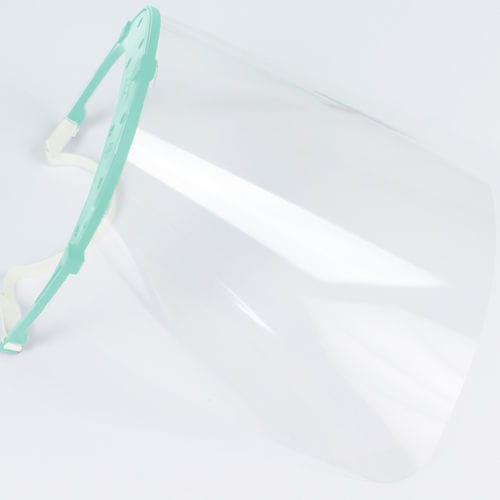 Schermo facciale in polipropilene - TAYG CLINIC - a pieno facciale / trasparente / riutilizzabile