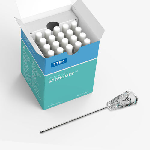 Cannula per accesso vascolare - STERiGLIDE  - TSK - dritta / in acciaio inossidabile / monouso