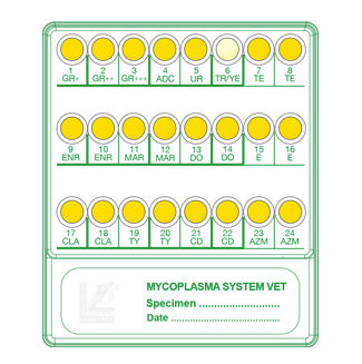 Kit di test per malattie infettive - 72593 - Liofilchem S.r.l. - per test di sensibilità agli antibiotici / veterinario / del micoplasma