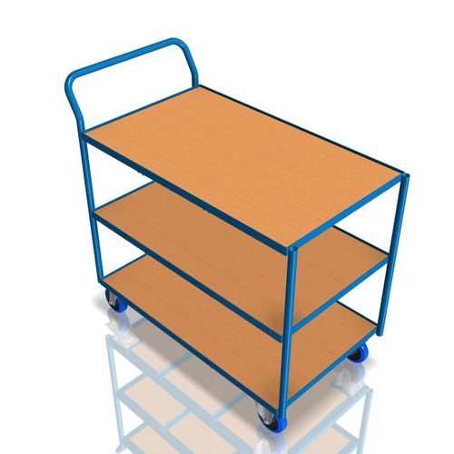 Carrello medico - 421-301 - NERI - da laboratorio / per uso generale / multifunzione