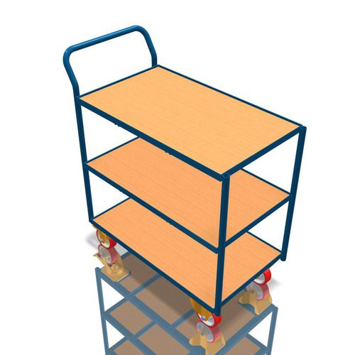 Carrello medico - 421-310 - NERI - da laboratorio / per uso generale / multifunzione