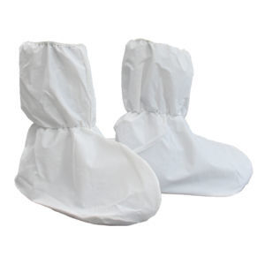 Copriscarpa con gambale in poliestere - 10.204	 - Medicom SAS - monouso / antiscivolo / in tessuto non tessuto