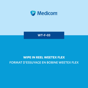 Salvietta disinfettante per pavimenti e altre superfici - Weetex Flex - Medicom SAS