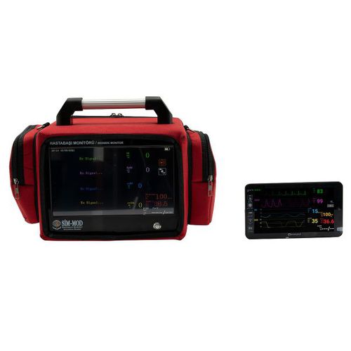 Monitor portatile per paziente - ST/164 - SIM-MOD - comodino / ECG / SpO2