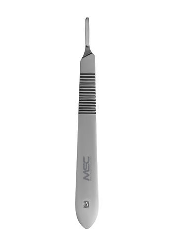 Manico per bisturi con impugnatura in metallo - MODERN SURGICAL CORPORATION - a lama intercambiabile