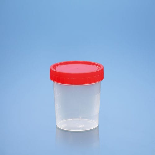 Contenitore per campioni da laboratorio - 022 series - 3K LABORATUVAR MEDİKAL PLASTİK LTD.ŞTİ. - per urina / in polipropilene / con tappo a vite