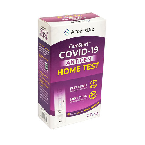 Kit di test per diagnosi COVID-19 - CareStart™ - Access Bio, Inc. - per antigeni / SARS-COV-2 / nasale