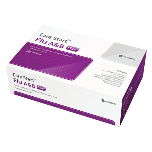 Test rapido dell'influenza - CareStart™ - Access Bio, Inc. - dell'influenza A / dell'influenza B / per tampone faringeo