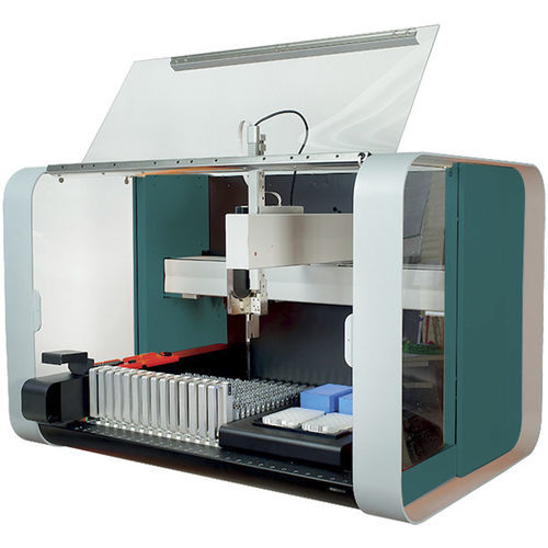 Analizzatore di gruppi sanguigni interamente automatico - Omnys - Innobiochips SAS - da banco