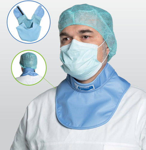 Collare tiroidale anti raggi X protezione frontale - X-Versus - Technotex Quality Fabrics SLU - 0.35 mm