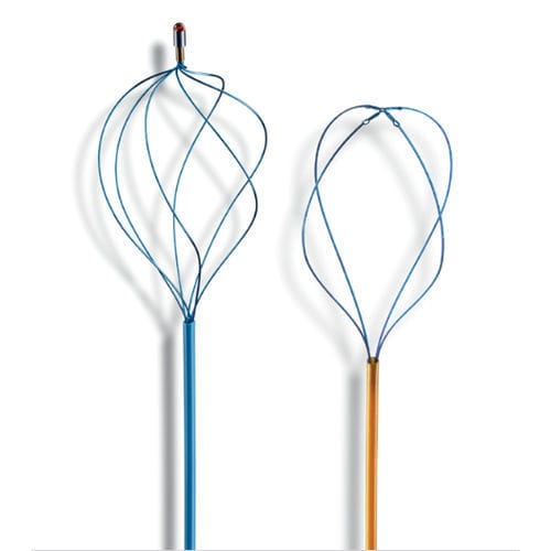 Cestello endoscopico per estrazione di calcolo renale - EPflex Feinwerktechnik - dritto / senza punta / elicoidale