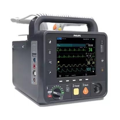 Defibrillatore esterno semiautomatico - HeartStart Intrepid - PHILIPS - con monitor